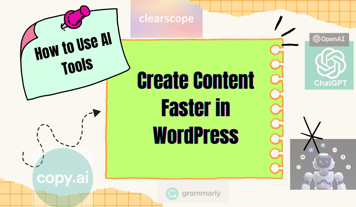 AI tools for content creation in WordPress.